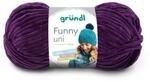 Gr&uuml;ndl Wolle Funny uni - dicke weiche Chenille Wolle zum H&auml;keln - H&auml;kelwolle -