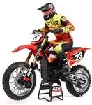 LOSI 1/4 Promoto-MX Motorrad RTR Ferngesteuert mit Schwungrad Stabi Sto&szlig;d&auml;mpfer 3