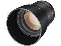 Samyang MF 85mm F1,4 AS IF UMC für Nikon F – Vollformat Portrait Objektiv...