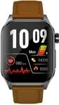 Knauermann PRO 3 (2024) Schwarz - Gesundheitsuhr Smartwatch mit Telefoniefunktion -