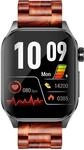 Knauermann PRO 3 (2024) Schwarz - Gesundheitsuhr Smartwatch mit Telefoniefunktion -