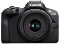 Canon EOS R100 (Geh&auml;use) mit RF-S 18&ndash;45mm & 55&ndash;210mm is STM &ndash; 24,1 MP APS-C
