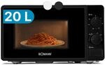 Bomann&reg; Mikrowelle | 700 Watt | 6 Stufen | 20 Liter Garraum | 360&deg; Drehteller 