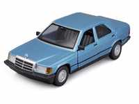 Bburago Mercedes 190E (1987): Modellauto im Maßstab 1:24, Türen beweglich,...