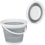 Relaxdays Faltbarer 10025431_111 Eimer, 10 l Putzeimer, platzsparend