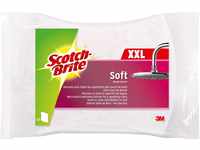 Scotch-Brite SOXL1 Reinigungsschwamm Soft XXL, rosa/weiß