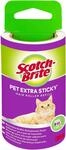 Scotch-Brite Extra Klebrige Fusselrolle f&uuml;r Tierhaare, 48 Blatt, 1...