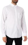 GANT Herren Reg Poplin Shirt Klassisches Hemd, Wei&szlig;, XXL EU