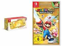 Nintendo Switch Lite, Standard, gelb + Mario & Rabbids Kingdom Battle - Gold...