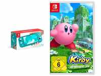 Nintendo Switch Lite, Standard, Türkis-Blau + Kirby und das vergessene Land -