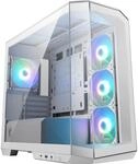 MSI MAG PANO M100R PZ Wei&szlig; Micro-ATX PC-Geh&auml;use - 3 x 120 mm Reverse-Blade