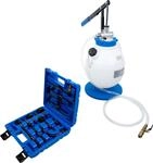BGS 9992 | Getriebe&ouml;l-Bef&uuml;llger&auml;t mit Handpumpe | mit 8 Adaptern | 7 l 