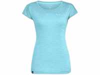 Salewa Puez Melange Dry T-shirt Women, air blue melange, L