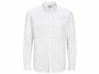 JACK & JONES Herren PLUS JPRBLACARDIFF Shirt L/S PS NOOS Hemd, White/Fit:Loose...