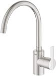 GROHE Feel - Einhand Sp&uuml;ltischarmatur (C-Auslauf, Schwenkbereich w&auml;hlbar: 0&deg;...