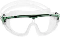 Cressi- Skylight-Brille SIL, KLAR/Rahmen SCHWARZ-Lime
