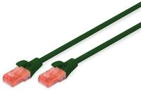 DIGITUS LAN Kabel Cat 6 - 1m - RJ45 Netzwerkkabel - UTP Ungeschirmt - Kompatibel zu