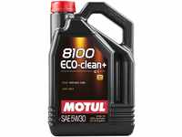 Motul 8100 Eco-clean+ 5W30 / 5Liter, Brown, 101584
