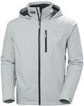 Helly Hansen Herren Crew Hooded Midlayer Jacket 2, Grauer Nebel, XL