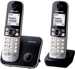 Panasonic KX-TG6812GB DECT Schnurlostelefon DUO ohne Anrufbeantworter (strahlungsarm,