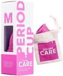 LOOVARA Menstruationstasse Menstrual Cup Gr&ouml;&szlig;e M aus 100% Naturkautschuk,