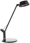 BRILLIANT Lampe, Kaila LED Tischleuchte mit Induktionsladeschale schwarz, 1x LED