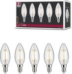 Paulmann 29094 Filament 230V LED Kerze E14 5er-Pack 5x4,8W 5x470lm 35mm Klar...