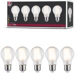 Paulmann 29090 Filament 230V LED Birne E27 5er-Pack 5x7W 5x806lm 60mm Matt Glas...