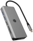 ICY Box USB-C Docking Station (12-in-1) f&uuml;r 2 Monitore (2X HDMI), 4K 60Hz, 5X USB