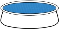 Solarcover f&uuml;r Quick-Up-Pools, blau, rund, passend f&uuml;r &Oslash; 396 cm schnelle