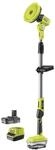 RYOBI 18 V ONE+ Akku-Reinigungsb&uuml;rste R18TPS-120G, teleskopierbar, rotierender