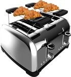 Cecotec Vertikaler Toaster 4 Kurze Schlitze Toastin' time 1700 Double Inox,...