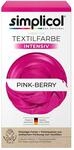 simplicol Textilfarbe intensiv Pink-Berry 1er Pack | Textilfarbe...