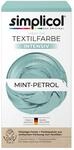 simplicol Textilfarbe intensiv Mint-Petrol 1er Pack | Textilfarbe Waschmaschinenfest
