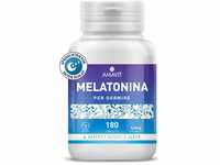 Melatonin Hochdosiert Tabletten [Leicht zu Schlucken] 100% Vegan -