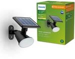 Philips Outdoor Solar Jivix Spotleuchte Wand 1,4W, Tageslichtsensor, 2700...