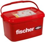 fischer Spreizd&uuml;bel SX Plus 8 x 40, praktischer Eimer mit 1.200 Nylond&uuml;beln, D&uuml;bel