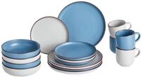 Kombiservice Modern Fashion Blau/Beige, 16-teilig