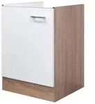 Sp&uuml;lunterschrank Samoa Wei&szlig;/Eichefarben