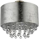 Deckenleuchte 15188D3 in Silberfarben max. 60 Watt Deckenlampe