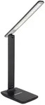 LED-Tischleuchte 58400S in Opal/Schwarz max. 5 Watt LED