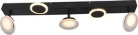 Brilliant LED-Strahler Meriza Schwarz max. 22 Watt, Energieeffizienzklasse: D