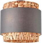 Deckenleuchte Waterlilly Naturfarben/Grau max. 60 Watt Deckenlampe