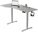 SCHREIBTISCH Office Stand wei&szlig; 160x75 cm h&ouml;henverstellbar