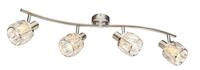 Globo Strahler Kris in Nickelfarben max. 40 Watt