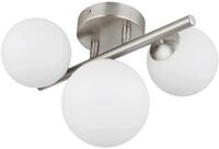 LED-Deckenleuchte Riha Opal/Nickelfarben max. 3,5 W Deckenlampe