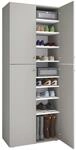 Schuhschrank Lona XXL ca.710x182x37cm Grau