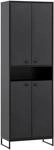 Schuhschrank Janne ca.60,2x185,5x33,1cm Schwarz