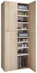 Schuhschrank Lona XXL ca.70x182x37cm Eichefarben