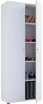 MID.YOU Mehrzweckschrank Vandol ca.70x178x40cm Wei&szlig;